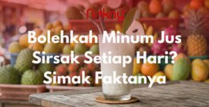 minum jus sirsak